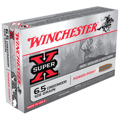 Winchester X651 SuperX 6.5 Creedmoor 129 GR Power Point 20 Rounds