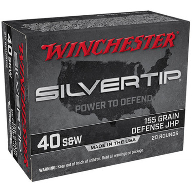 Winchester W40SWST Super-X 40 S&W 155 GR STHP 20 Rounds