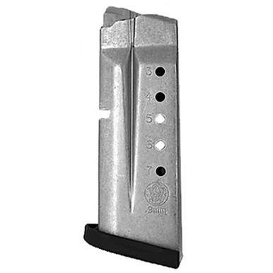 Smith & Wesson 199350000 M&P Shield 9mm 7 Round Aluminum Silver Finish Magazine