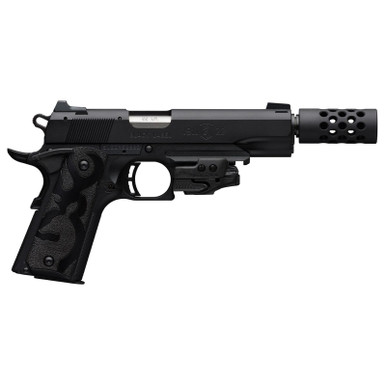 Browning 1911 Black Label Crimson Trace Laser 22 LR 4 7/8" Barrel Suppressor Ready