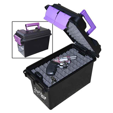 MTM HCC-25 HANGUN CONCEAL CARRY CASE WITH PURPLE ACCENTS