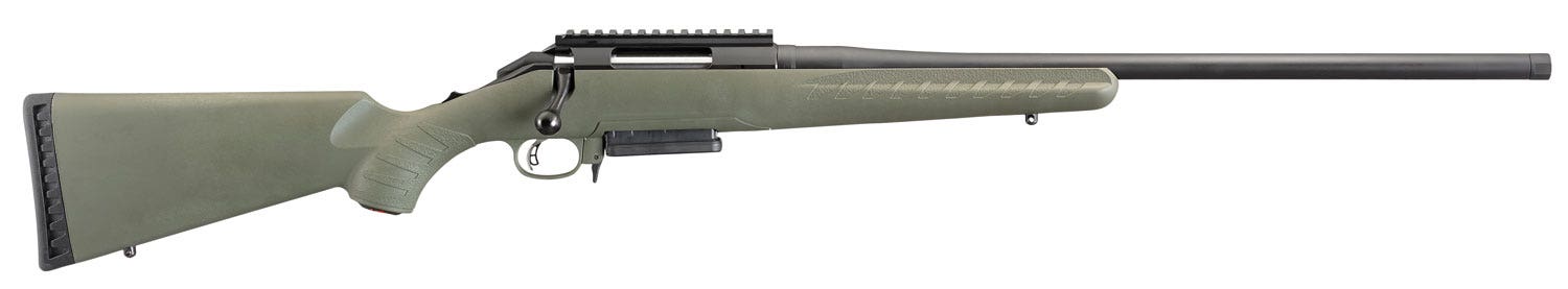 Ruger American Predator 6mm Creedmoor Rifle 3+1 22" Threaded Barrel, Matte Black Alloy Steel 26948