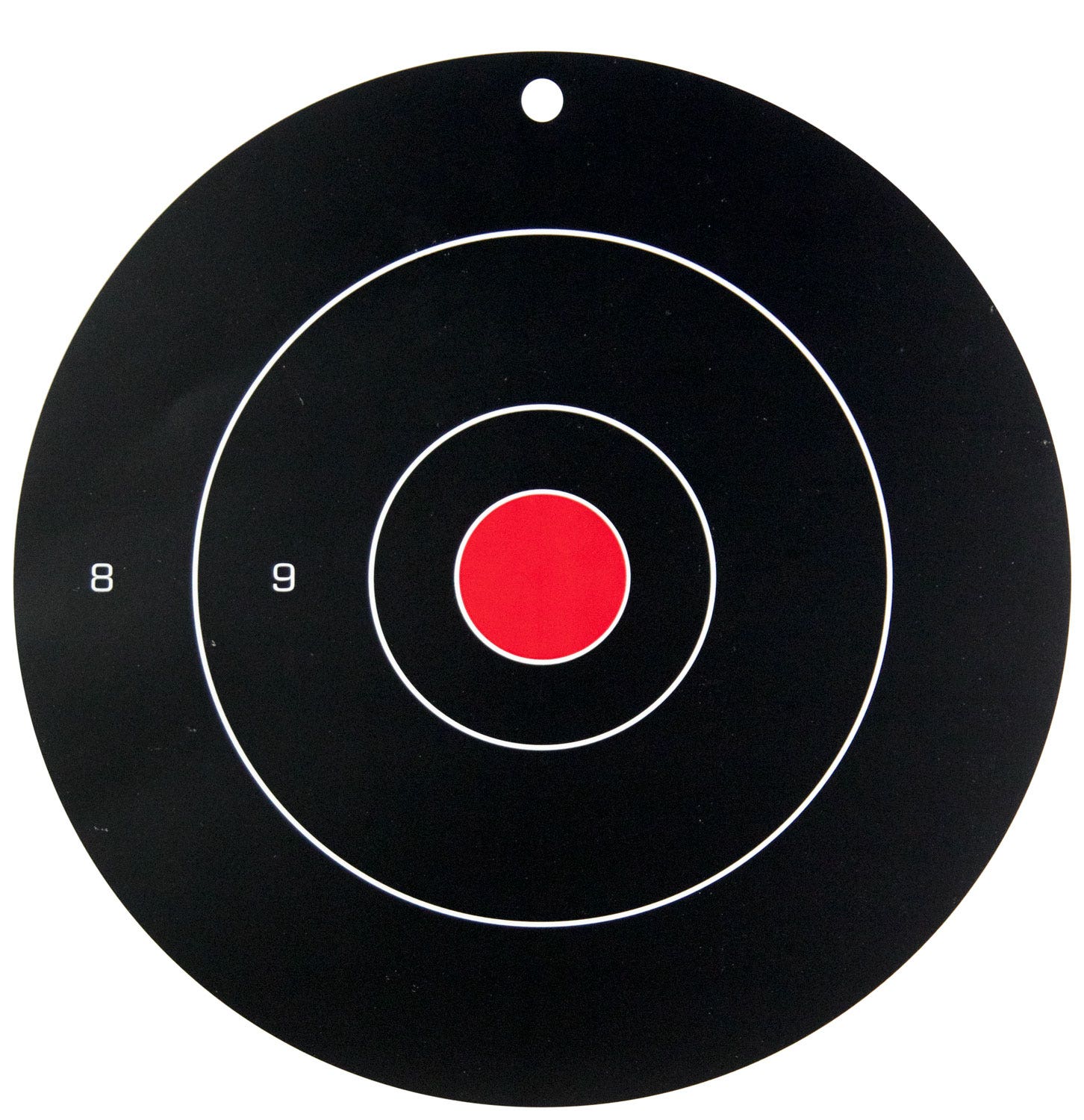 Birchwood Casey Dirty Bird 12" Bullseye Tagboard Hanging Universal Black/Red 100 Per Pkg