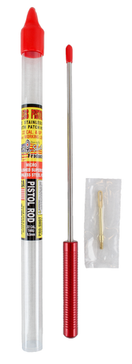 Pro-Shot Premium Stainless Micro-polished 1-Piece Pistol Cleaning Rod 8in .22-.26 Caliber