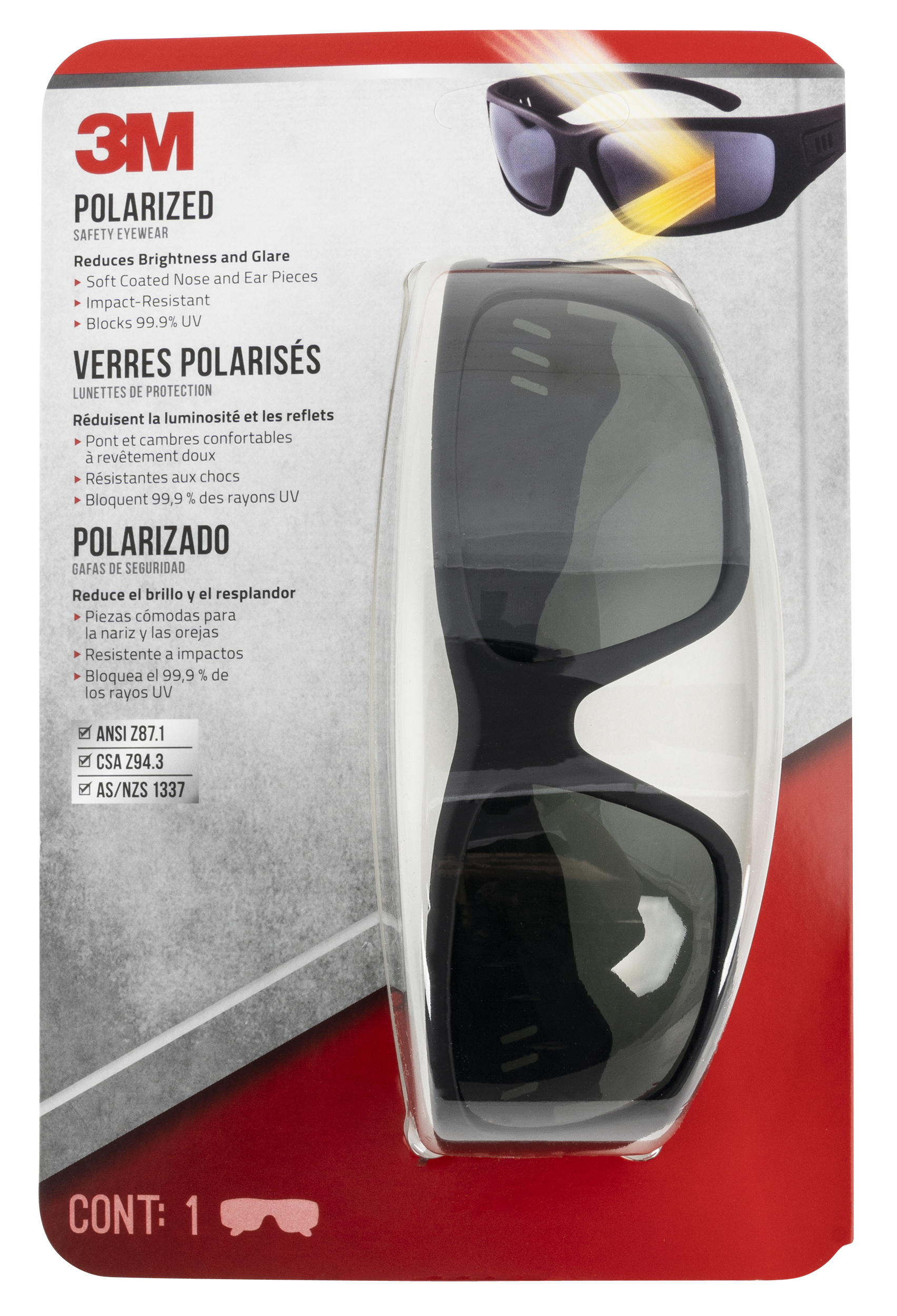 3m Peltor Vdc, Pel 90214h1-vdc    Safety Eyewear Vdc Pol/blk