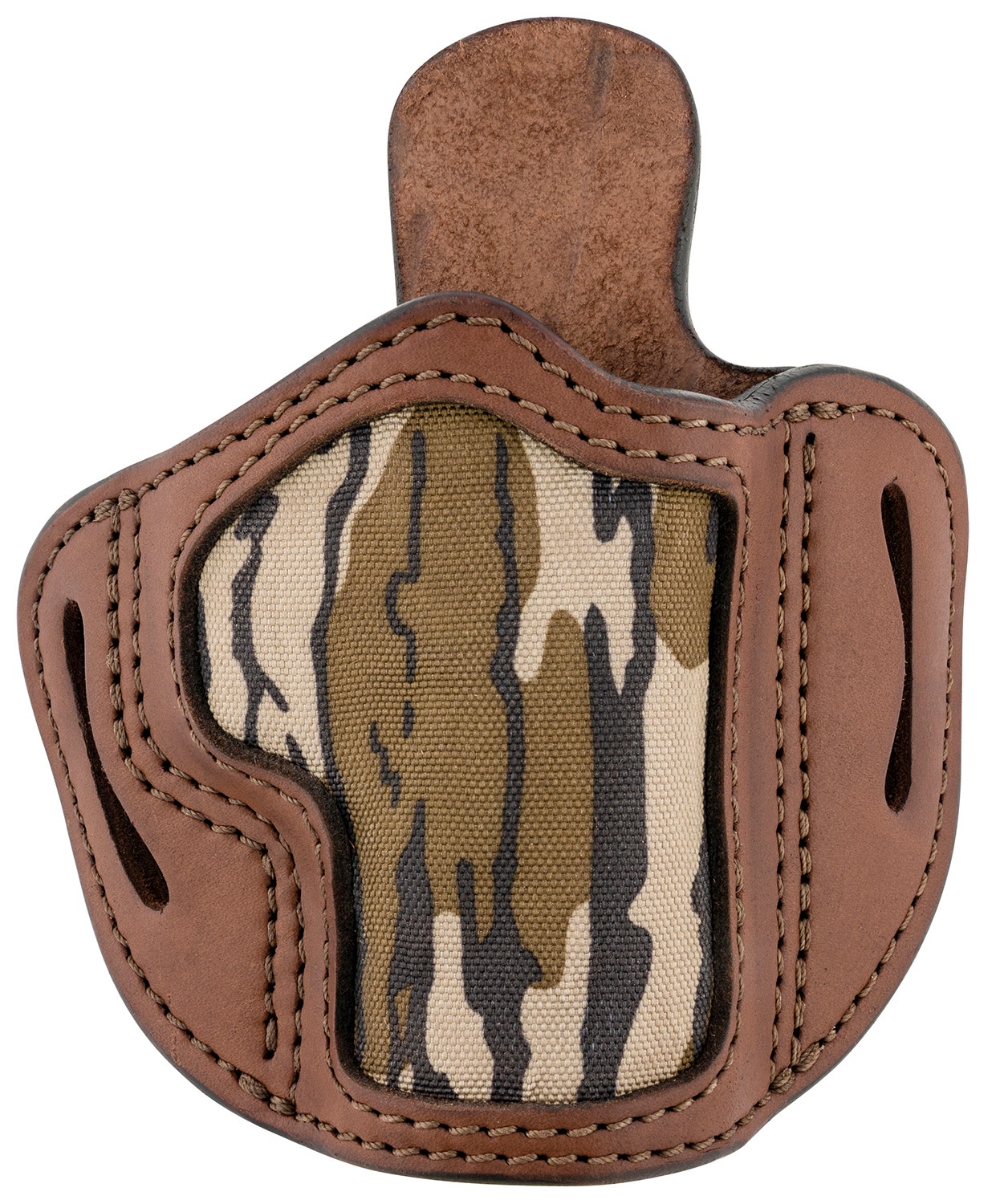 1791 Gunleather BHC OWB Mossy Oak/Brown Leather Fits S&W Shield Springfield XD Size 2.1 Belt Slide Mount RH