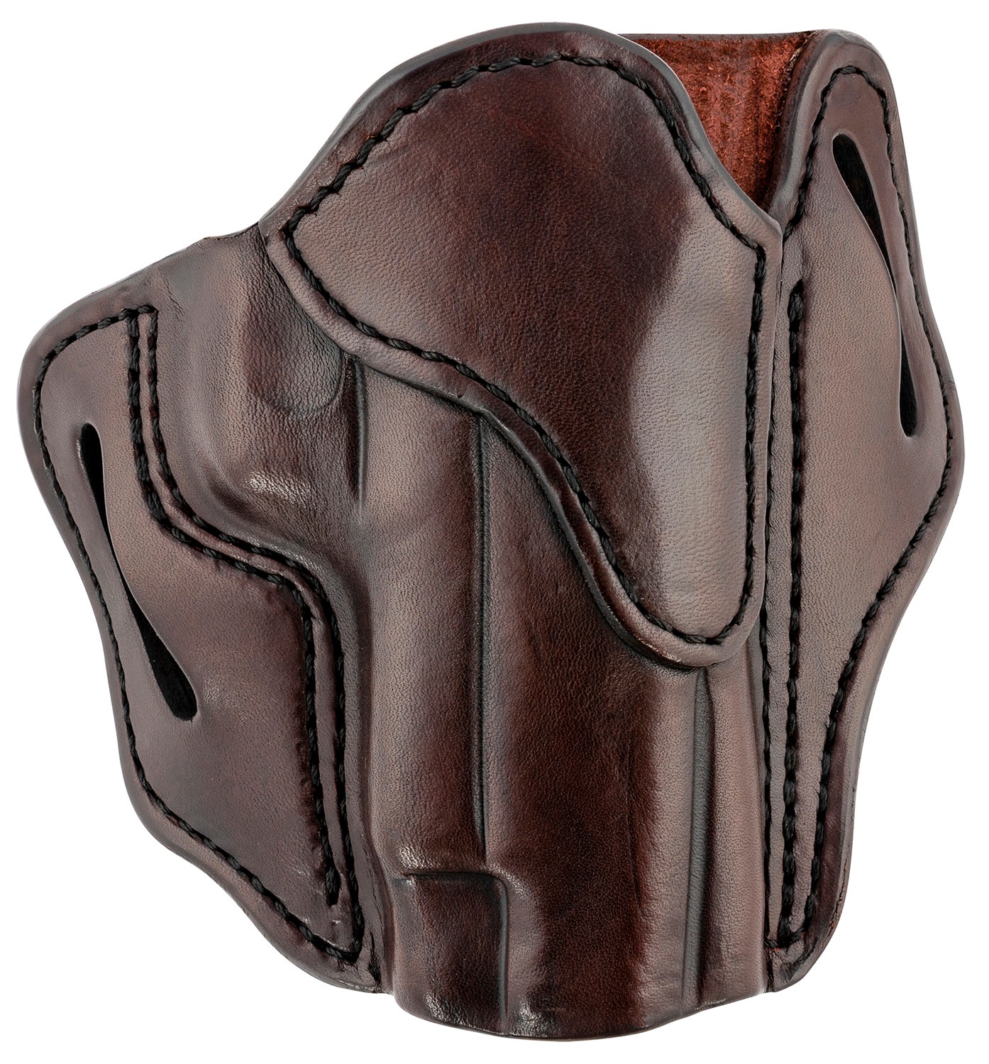 1791 Gunleather BH2.3 Optic Ready OWB Signature Brown Leather Fits Walther PPQ Glock 17/19 Size 2.3 Belt Slide Mount RH