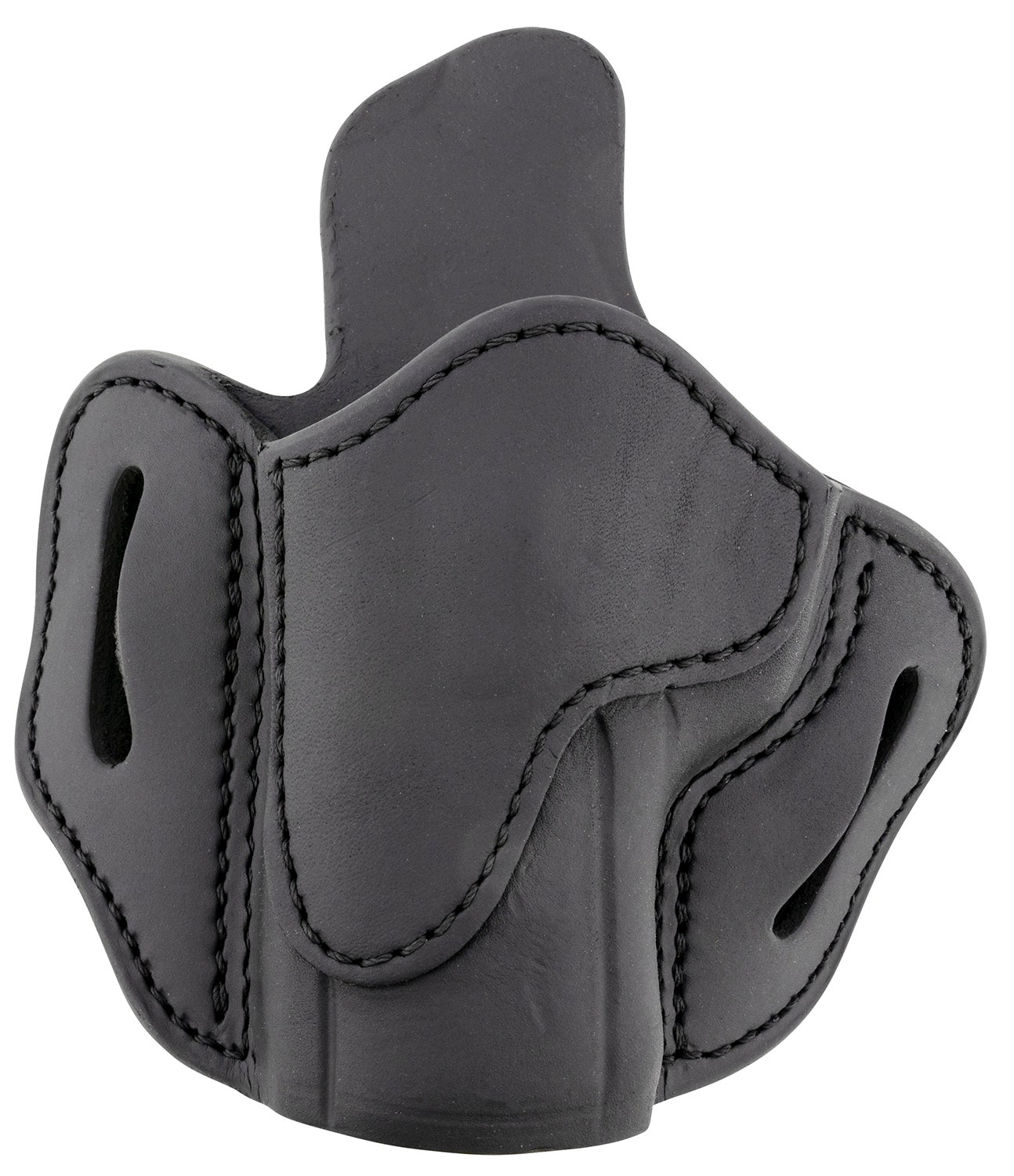 1791 Gunleather BH2.4S Optic Ready OWB Stealth Black Leather Fits HK VP9SK FN 509 Size 2.4S Belt Slide Mount LH