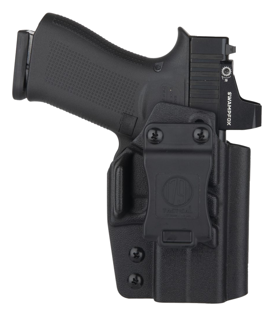1791 Gunleather Tactical  IWB Black Kydex Fits Glock 43/43x/43 MOS Glock 48 Belt Clip Mount RH