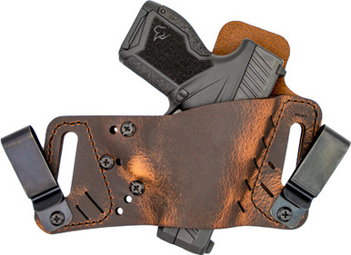 Versacarry Protector S3 (IWB / OWB) Holster Brown Multi Adjust Fits 90% of Handguns