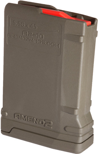 Amend2 Mod2 AR15 5.56/.223 10Rnd Poly OD Green Magazine
