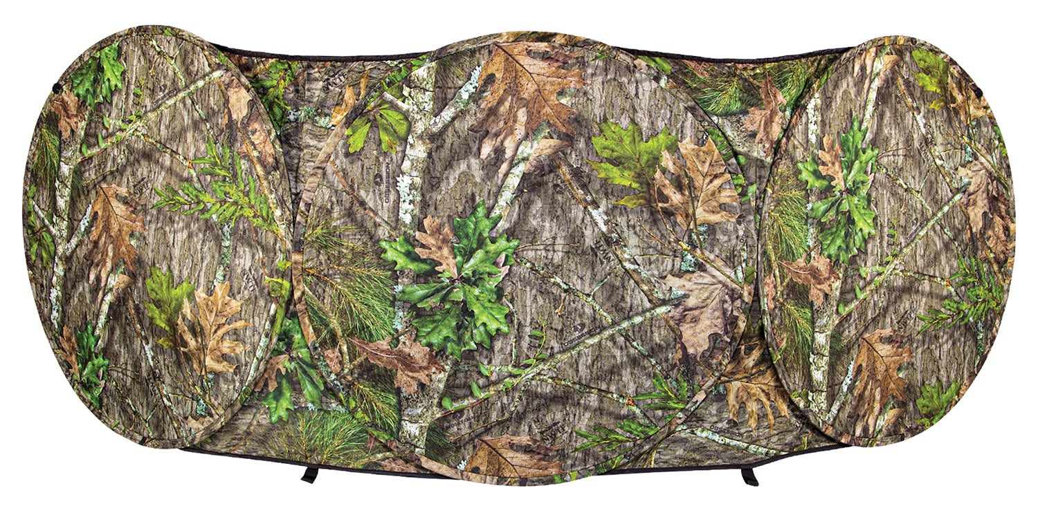 Ameristep Jakehouse Turkey Blind Mossy Oak Obsession ZS3 27" High 96" Long