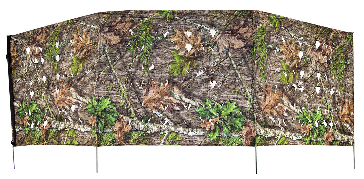 Ameristep 4-Spur Turkey Blind Mossy Oak Obsession ZS3 27" High 91" Long