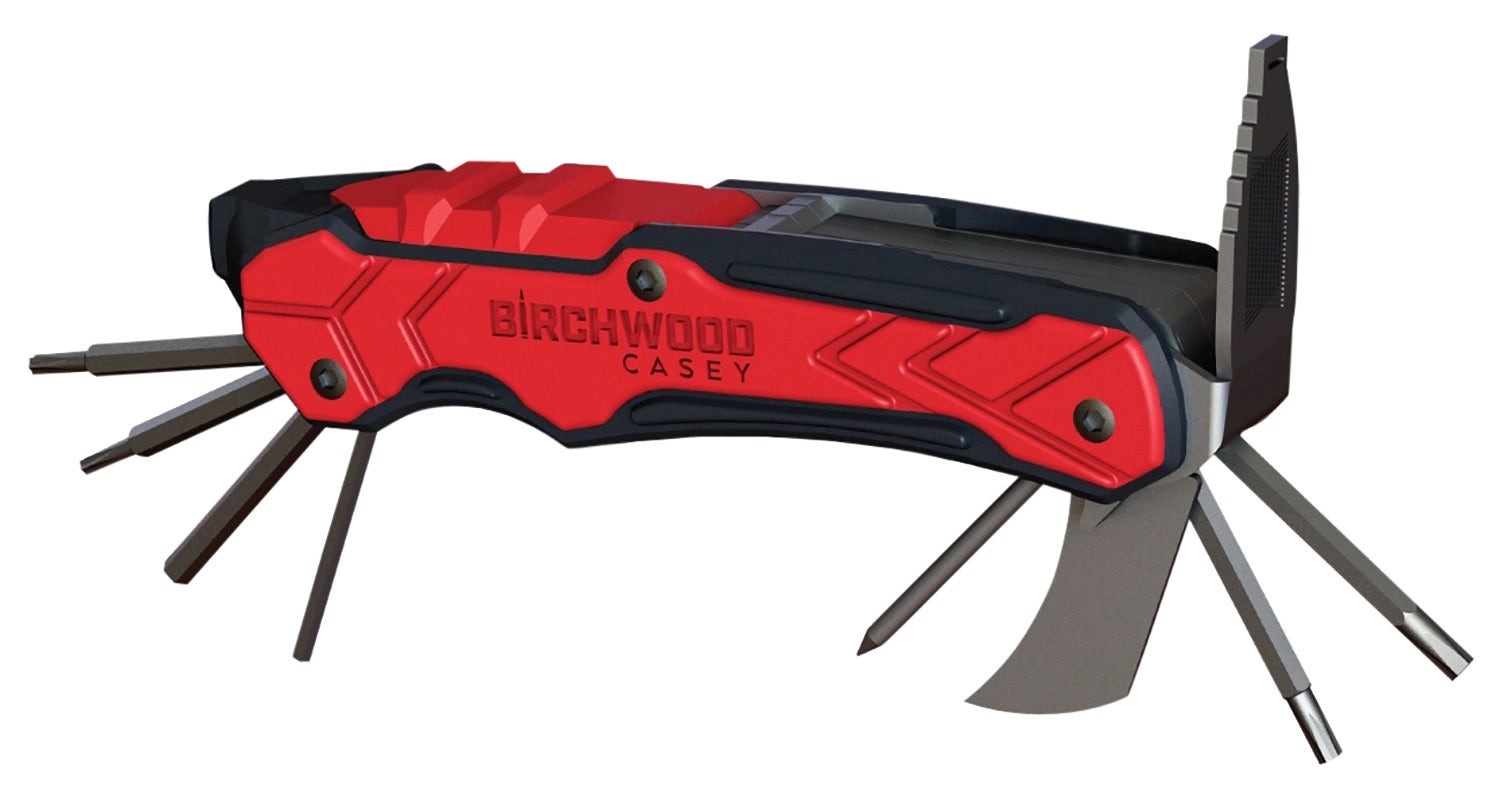 Birchwood Casey Universal Multi-Tool Black/Red Folding