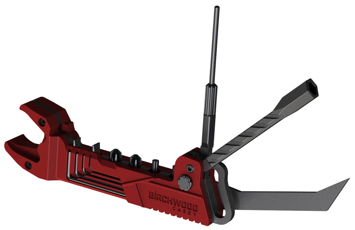 Birchwood Casey Pistol .750" ID Low Profile Red Folding for Handgun