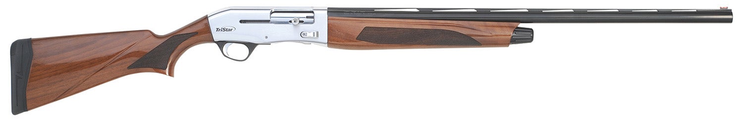 TriStar Viper G2 Pro 20 Gauge 3" 5+1 26" Black Barrel, Silver Cerakote Rec, Select Turkish Walnut Stock, Oversized Controls