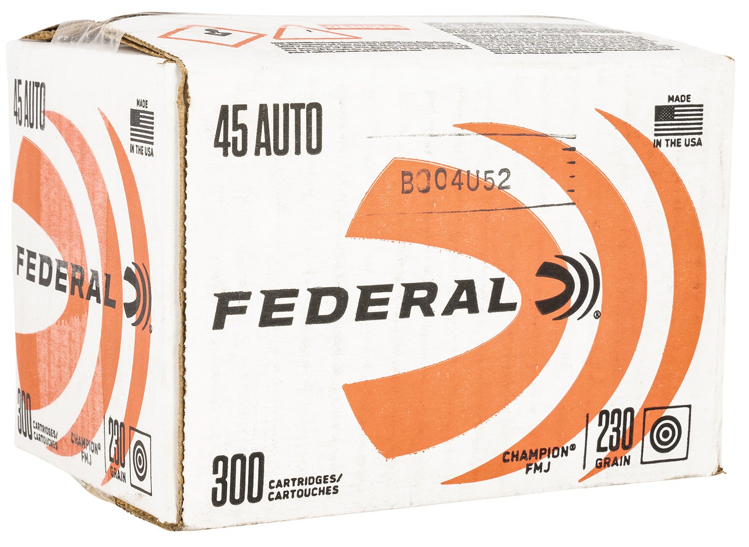 Federal Champion Training 45 ACP 230 Gr. Full Metal Jacket (FMJ) 300/Box