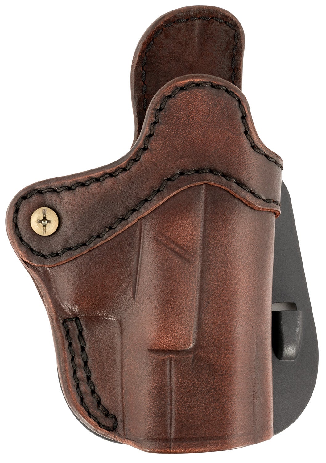 1791 Gunleather Paddle Holster Optic Ready OWB Size 2.1 Vintage Leather Fits S&W M&P Shield, Glock 17, Springfield XD9 RH