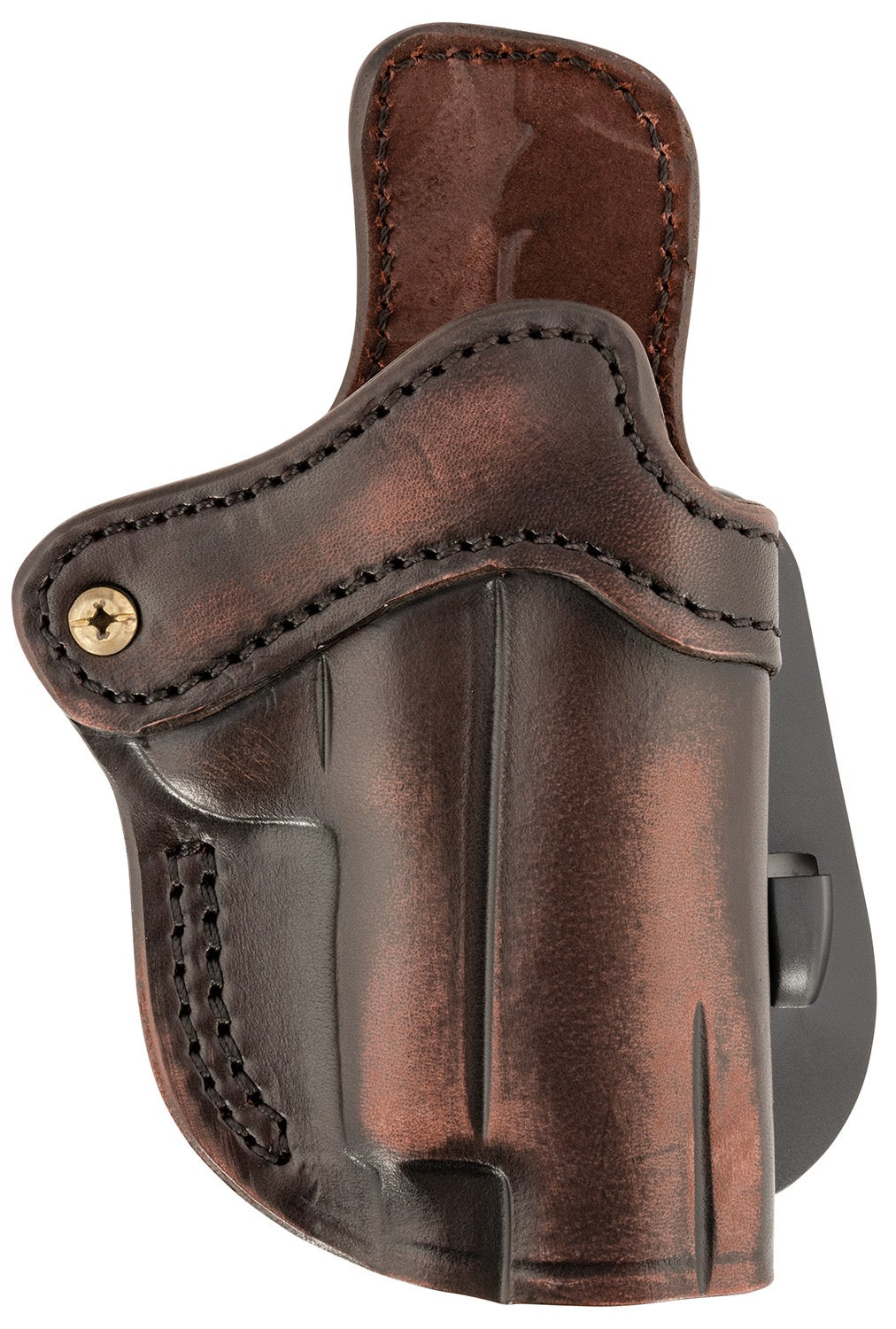 1791 Gunleather Paddle Holster Optic Ready OWB Size 2.3 Vintage Leather Paddle Fits Glock 17, Walther PPQ RH
