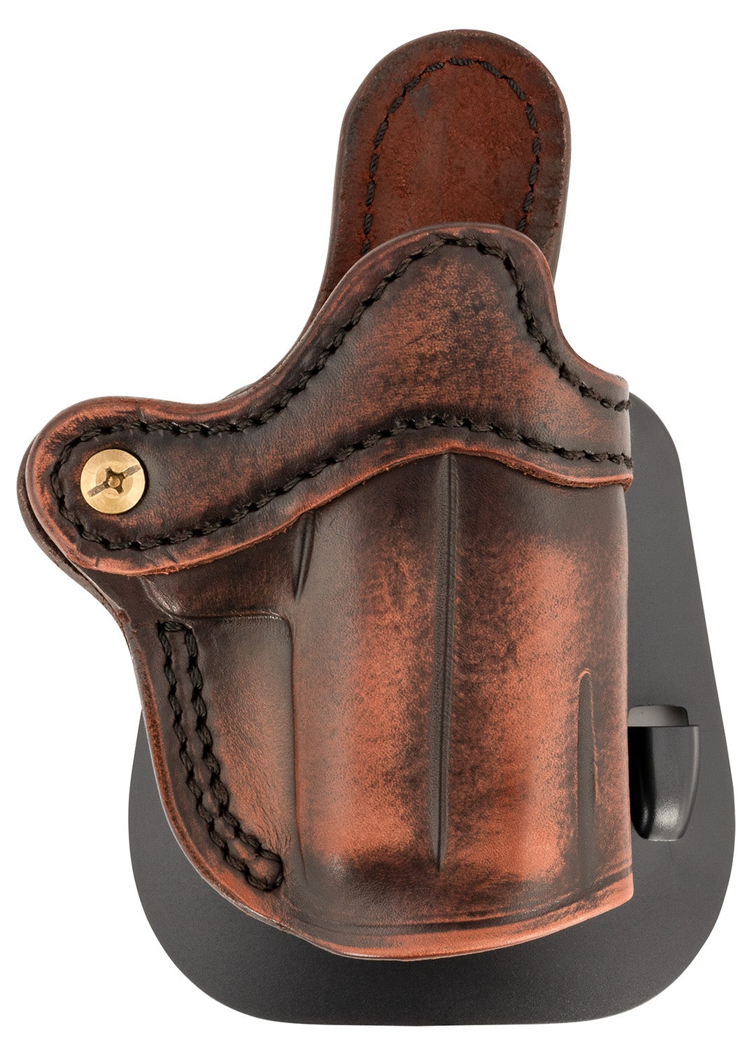 1791 Gunleather Paddle Holster Optic Ready OWB Size Compact Vintage Leather Fits Glock 43,Sig P365, Taurus GX4 RH