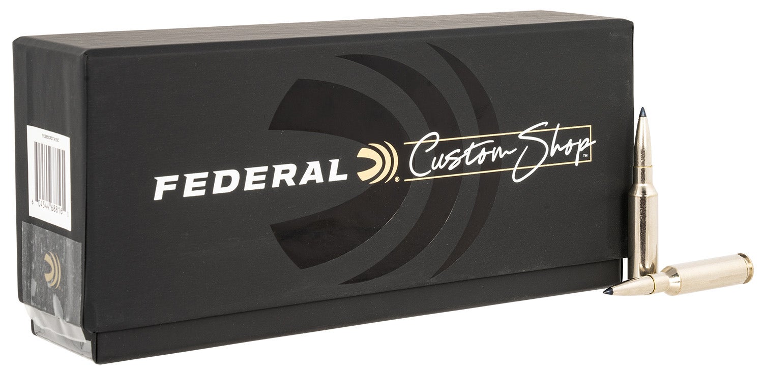 Federal Custom Rifle Ammo 6.5 Creedmoor 130 gr Terminal Ascent 20 Per Box