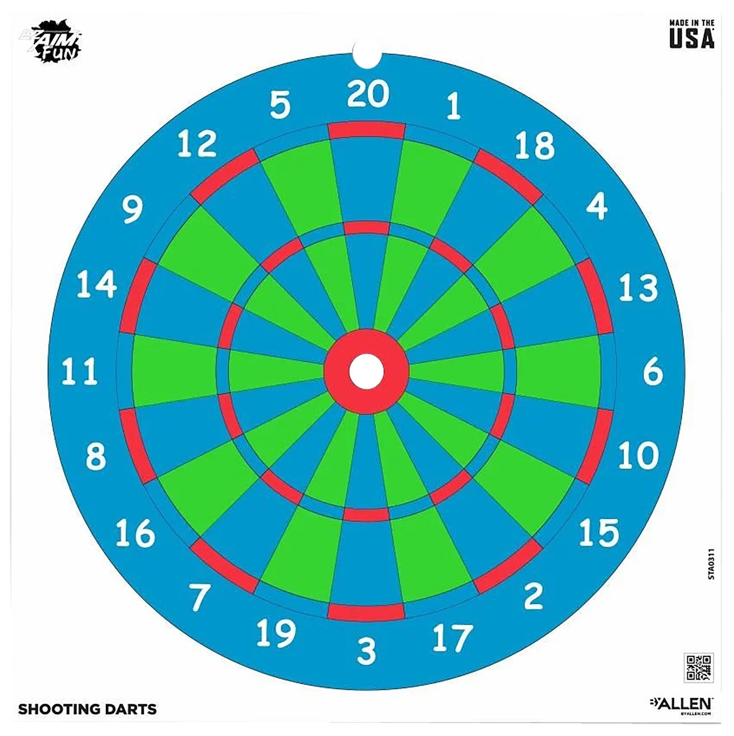 Allen EZ-Aim Wall Paper Handgun Works with Handgun/Shotgun/Airsoft Gun/BB Guns/Pellet Gun 12 x 12 Multi-Color 3 Pack