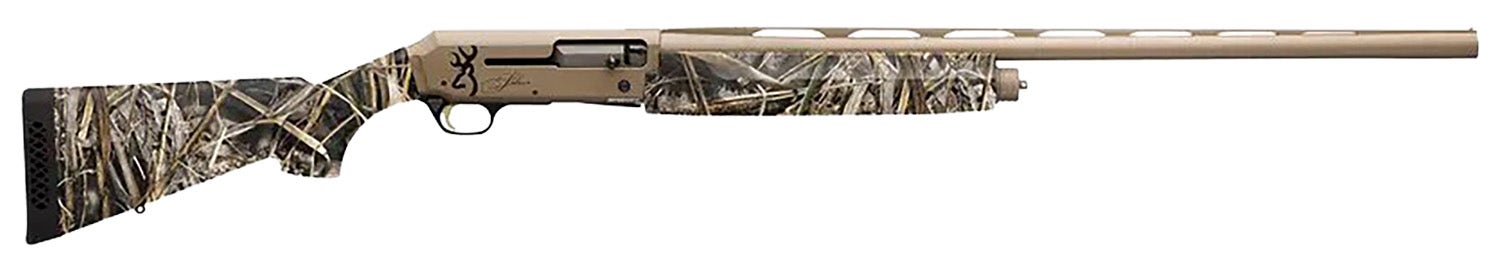 Browning Silver Field 12 Gauge 3.5" 4+1 (2.75") 28", FDE Barrel/Rec, Realtree Max-7 Camo