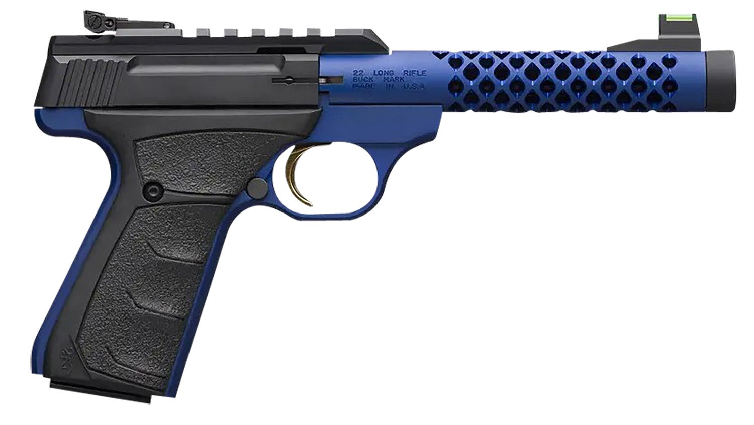 Browning Buck Mark Plus Vision Blue Shoal .22LR Pistol 5.875" 10+1 051585490