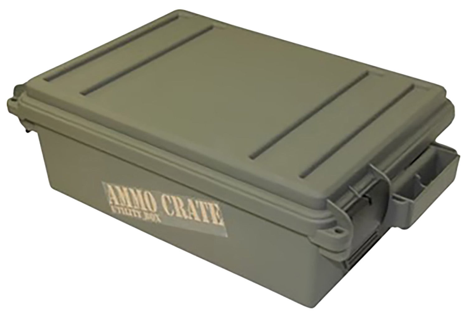 MTM Case-Gard Ammo Crate Utility Box 12 Gauge Army Green Polypropylene