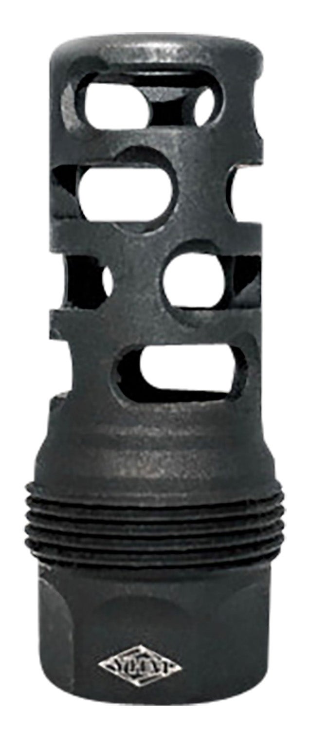 Yankee Hill sRx Q.D. Muzzle Brake Long Black Phosphate Steel 5/8"-24 tpi 9mm 2.30" OAL & 9.375" Diameter sRx Adapters