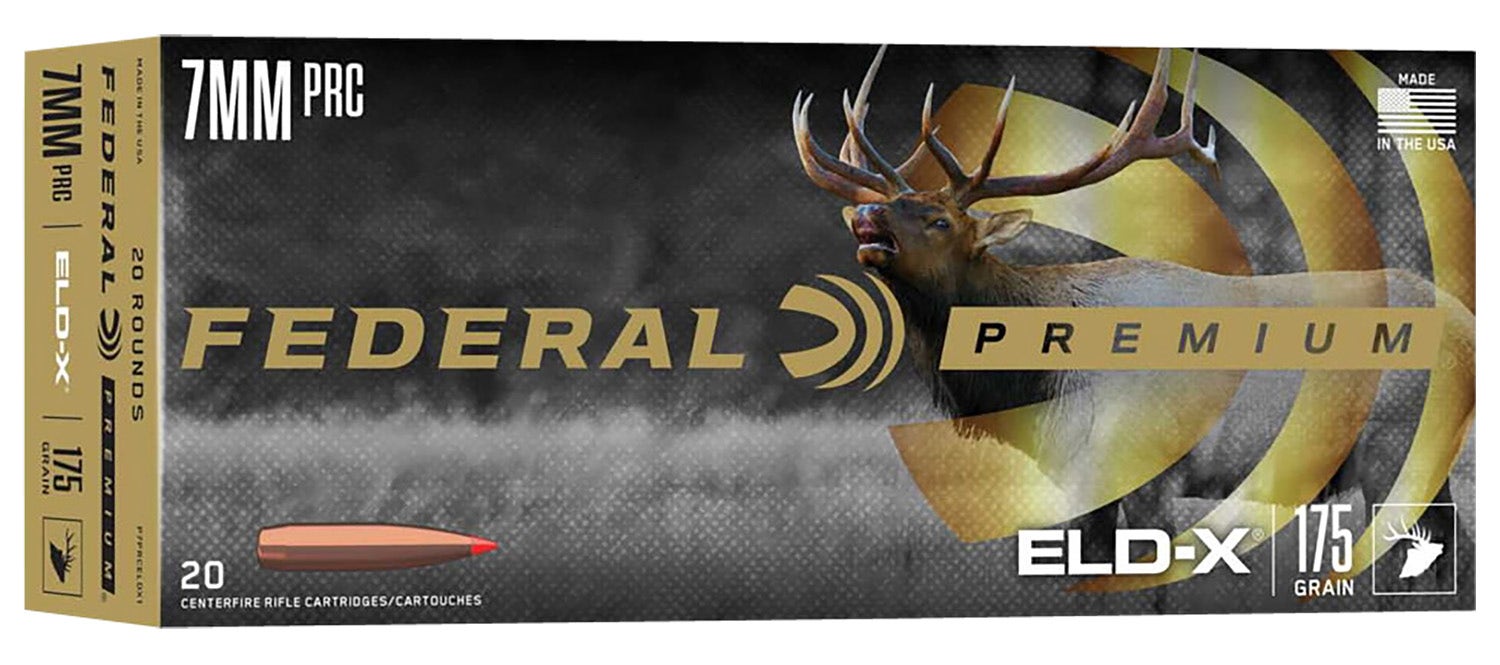 Federal ELD-X 7mm PRC 175 gr Extremely Low Drag-eXpanding (ELD-X) 20 Per Box