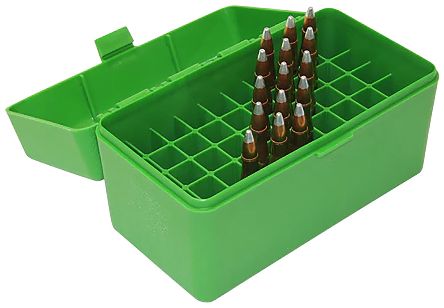MTM Case-Gard Ammo Box for 204 Ruger/.223 Rem Green 50rd