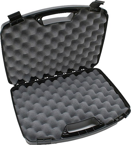 MTM Case-Gard Double Handgun Case made of Polypropylene with Textured Black Finish 14 x 10" x 3.10" Interior Dimensions"