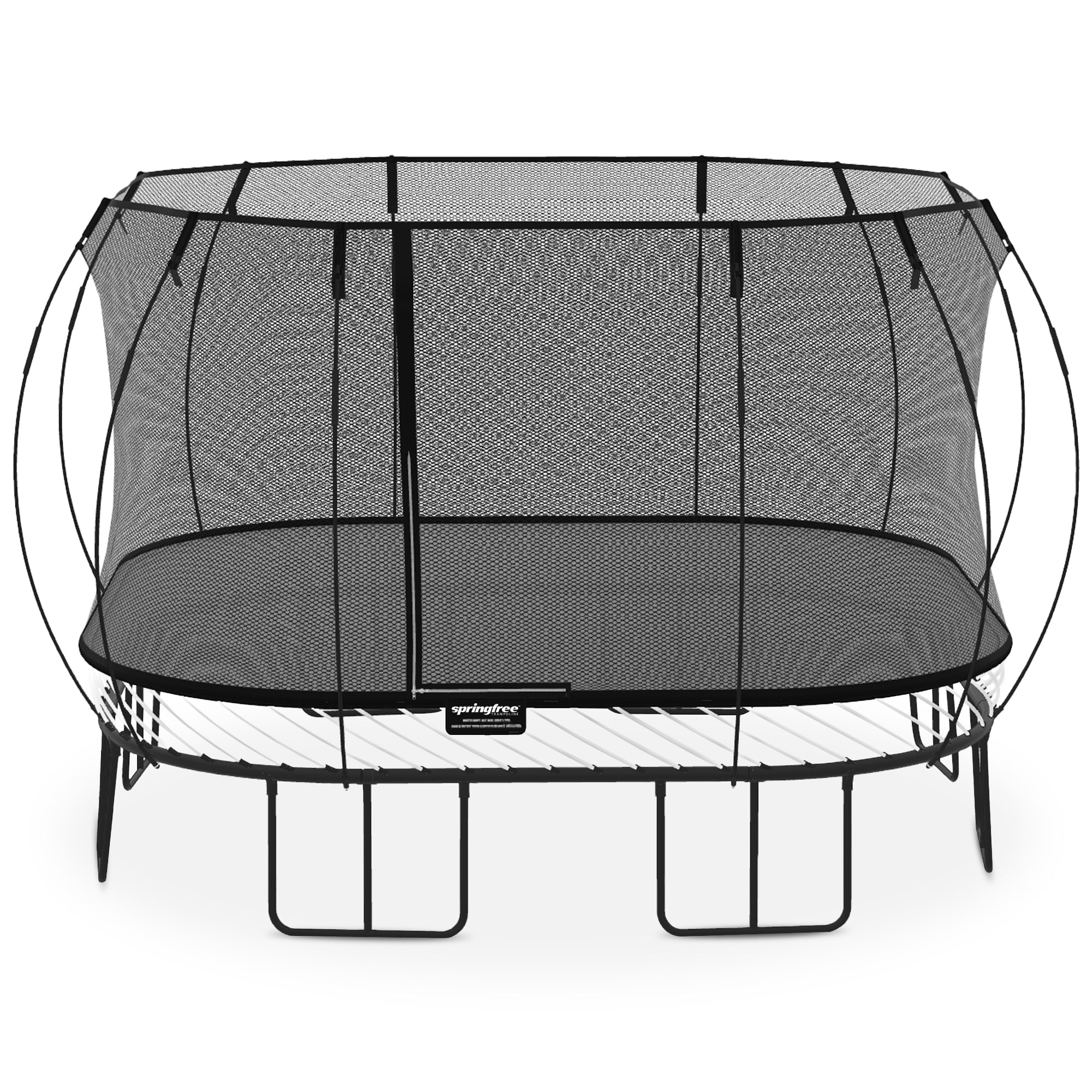 Springfree Trampoline Kids Jumbo Square 13 Foot Trampoline w/ Enclosure (Used)
