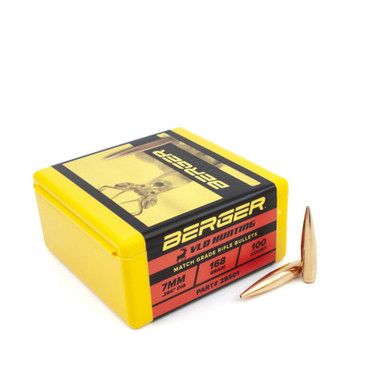 Berger Bullets VLD Hunting 28501 7mm 168 gr Bullets-100cnt