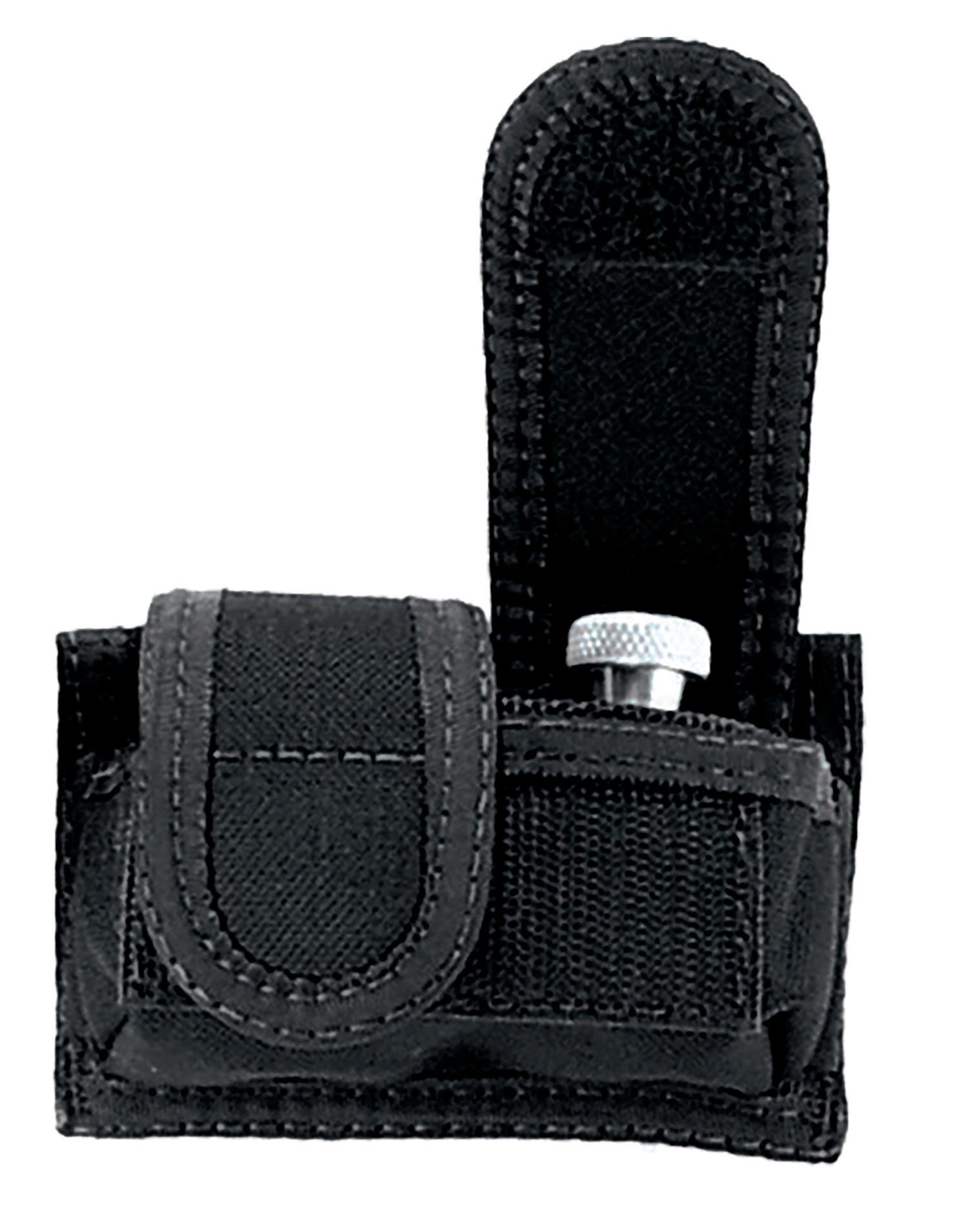 Uncle Mike's Universal SpeedLoader Mag Pouch Double Style with Black Finish for 38-45 Cal SpeedLoader