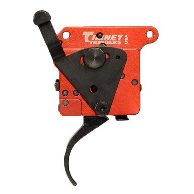 Timney Triggers 533 2-Stage Remington 700 RH Trigger Steel w/Aluminum Red Housing Black