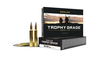 Nosler Trophy Grade .300 Remington Ultra Mag 165gr Partition 20Rnd Rifle Ammunition