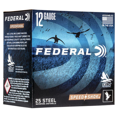 Federal WF142BB Speed-Shok 12 Gauge 3" 1 1/4 oz BB Shot 25 Rounds