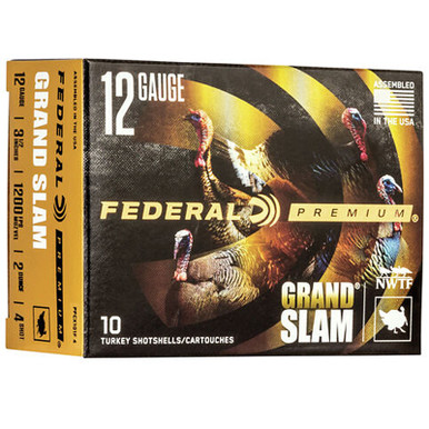 Federal PFCX139F4 Premium Grand Slam 12 Gauge 3.5" 2 oz 4 Shot 10 Rounds
