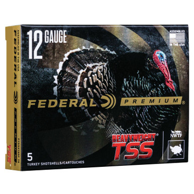 Federal PTSSX195F810 Premium HW TSS 12 Gauge 3.5" 2- 1/4 oz 8,10 Shot 5 Rounds