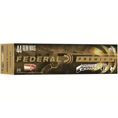 Federal LG441 Premium HammerDown 44 Rem Mag 270 GR BHP 20 Rounds
