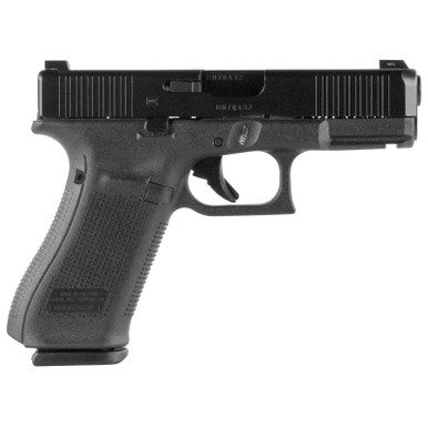 Glock G45 Compact 9MM 4" Barrel Glock Night Sights 3- 17Rd Mags Front Serrations Ambi Slide Stop Flared Mag Well
