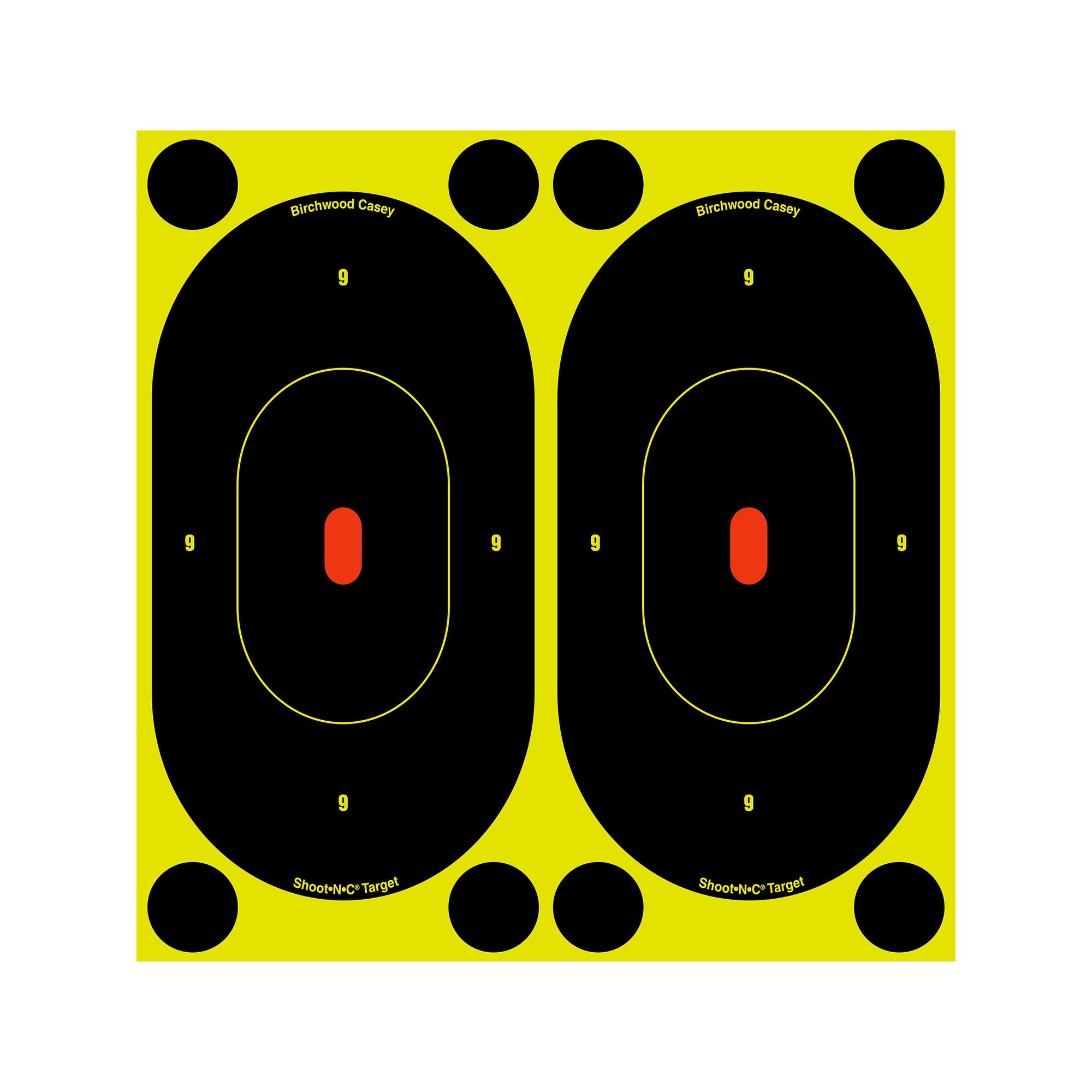 B/c Target Shoot-n-c 7" - Silhoutte 12 Targets