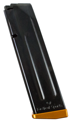 CZ-USA 11175 CZ 75 TS 9mm Luger 20Rnd Orange Base Steel Magazine