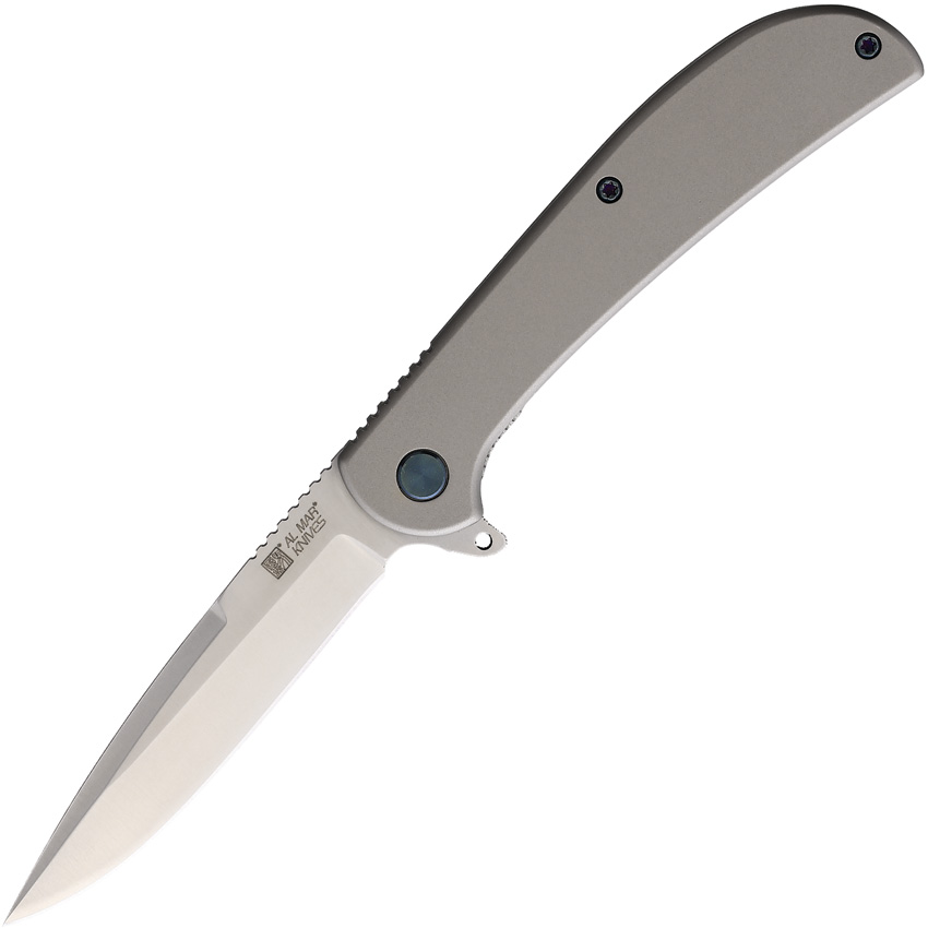 Al Mar Ultra Thin Framelock Pocket Knife satin - AMK4117