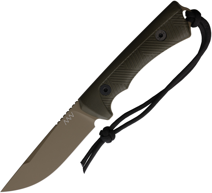 Acta Non Verba P200 Fixed Blade Knife Coyote Brown/OD Green - ANVP200053