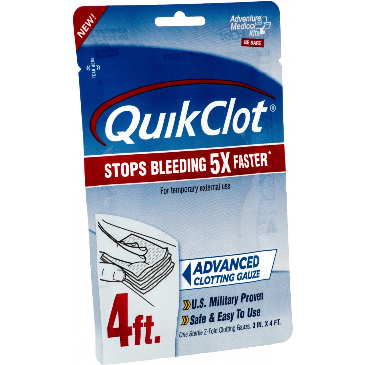 Adventure Medical Advanced Clotting QuikClot Gauze