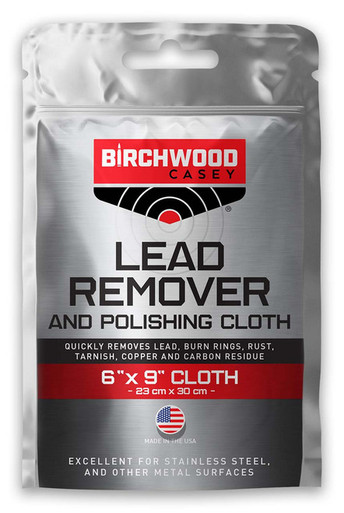 Birchwood Casey Lead Remover and Polishing Cloth 6"x9"