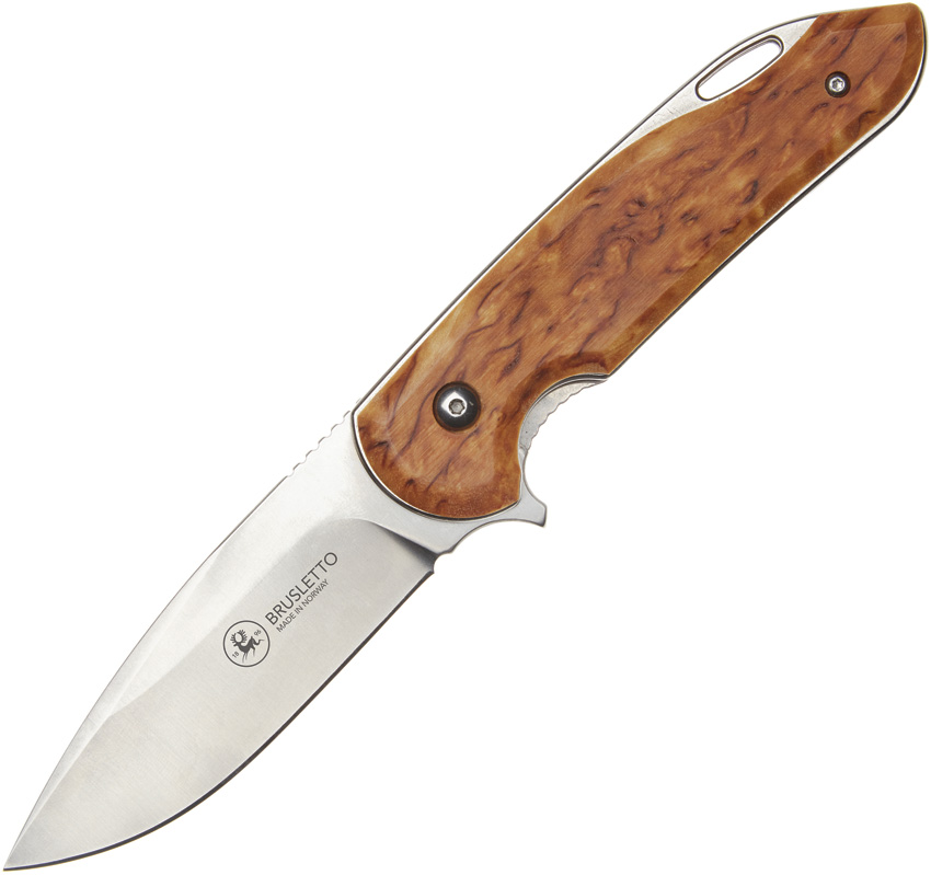 Brusletto Natten Folder Linerlock Pocket Knife - BRU10182
